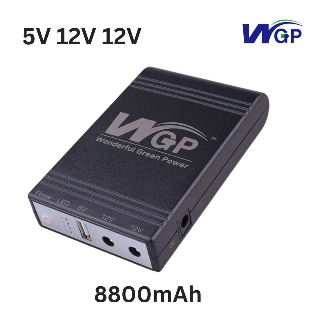 WGP Mini UPS For Router, Onu and CC Camera 8800mAh (5V/12V/12V)