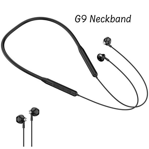 G9 Neckband Magnetic Metal Earphone with Good Quality Microphone